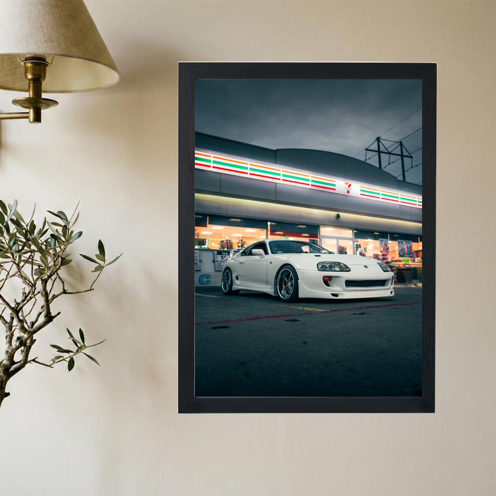 Toyota Supra 'Neon 7/11' Poster