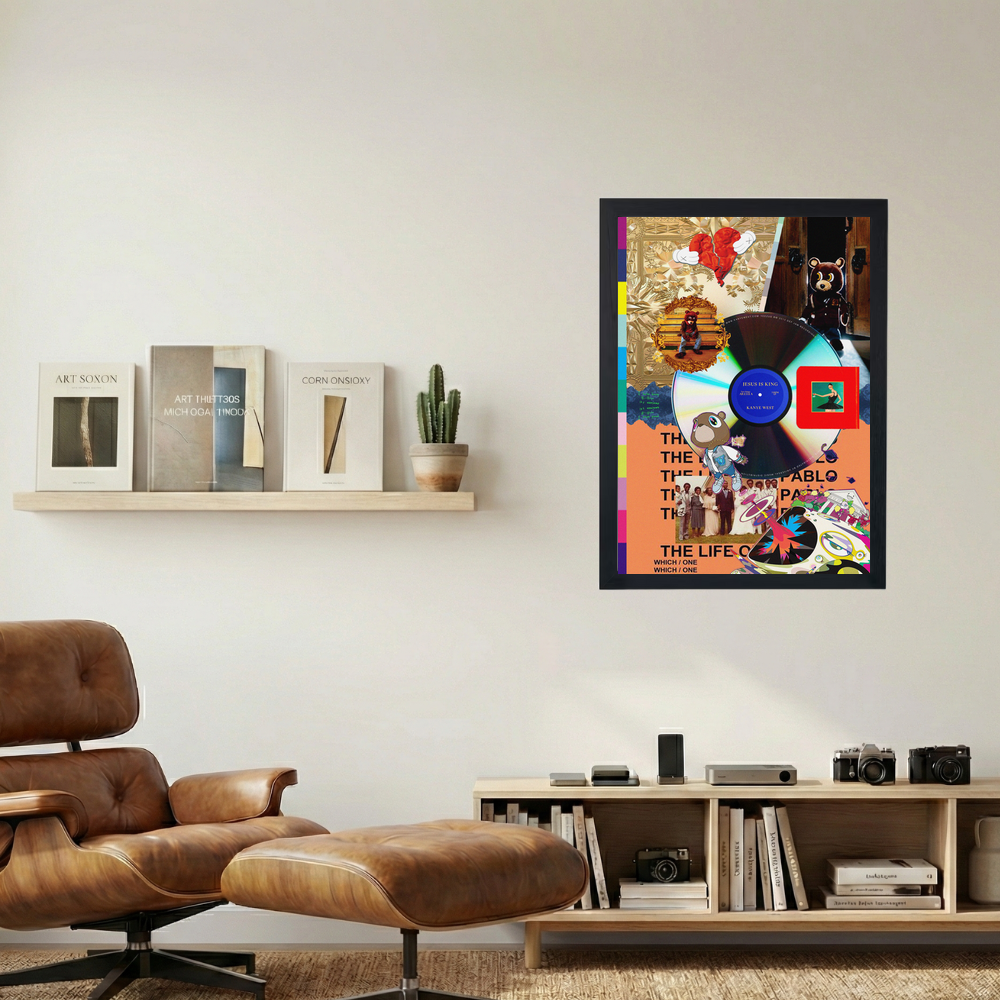Kanye West 'No Misses Collaged' Poster