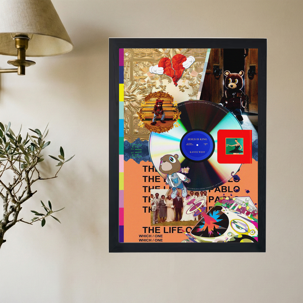 Kanye West 'No Misses Collaged' Poster