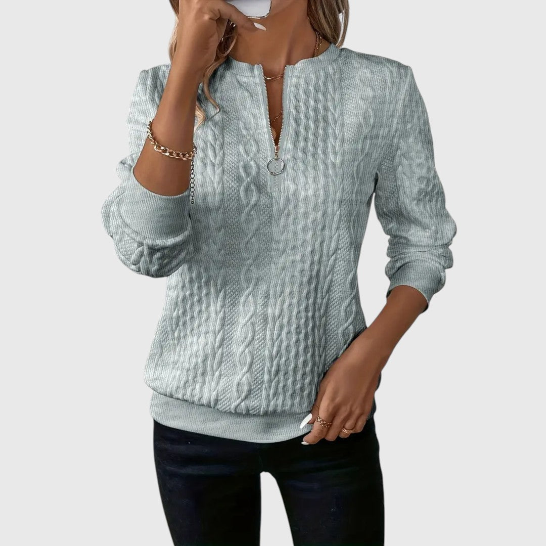 Ailene - Elegant Jumper with Zip