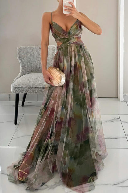 Alexia™ | Petal Grace Maxi Dress