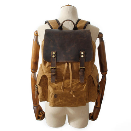 Waxed Canvas Backpack | Logan