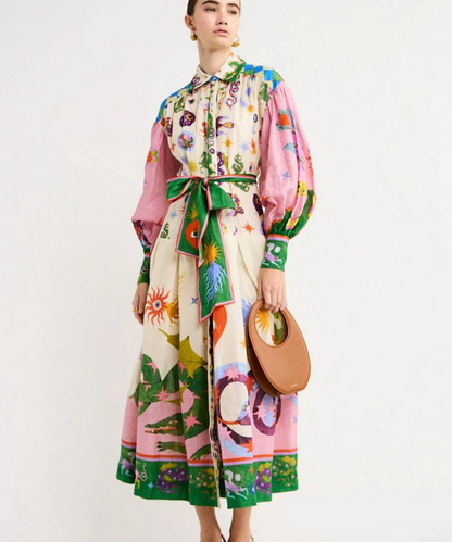 Sofia™ | Artistic Maxi Dress
