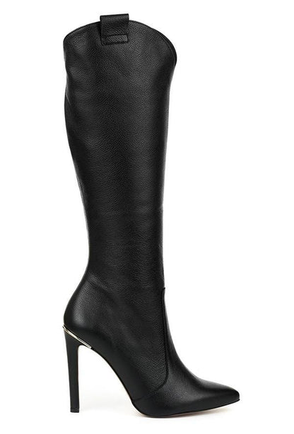 Valencia™ - Luxe Heeled Knee-High Boot