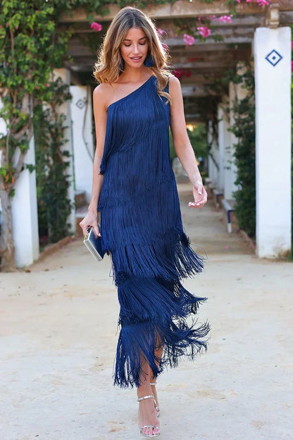 Chloe™ - Luxe One-Shoulder Gown