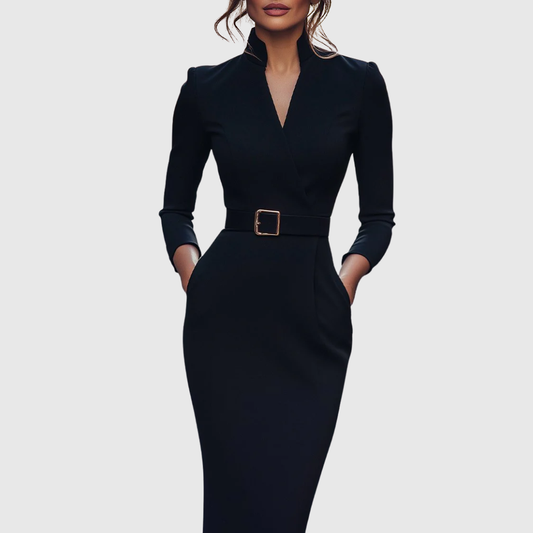 Clariel | Refined Midi Dress