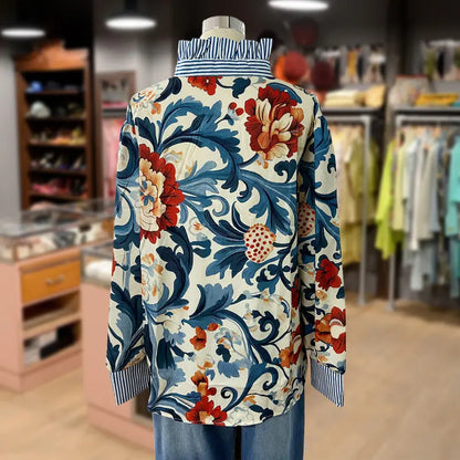 Susan™ - Vintage Floral Blouse