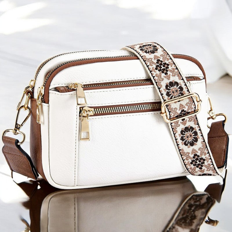 Ella | Refined Leather Shoulder Bag