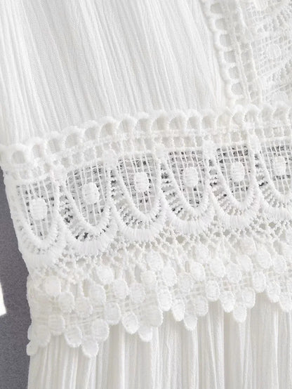 Summer Breeze White Dress