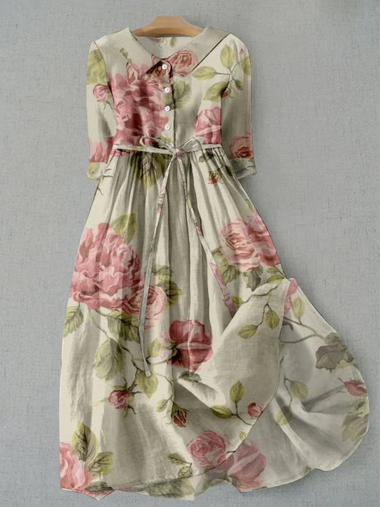 Ery - Vintage Dress with Ties