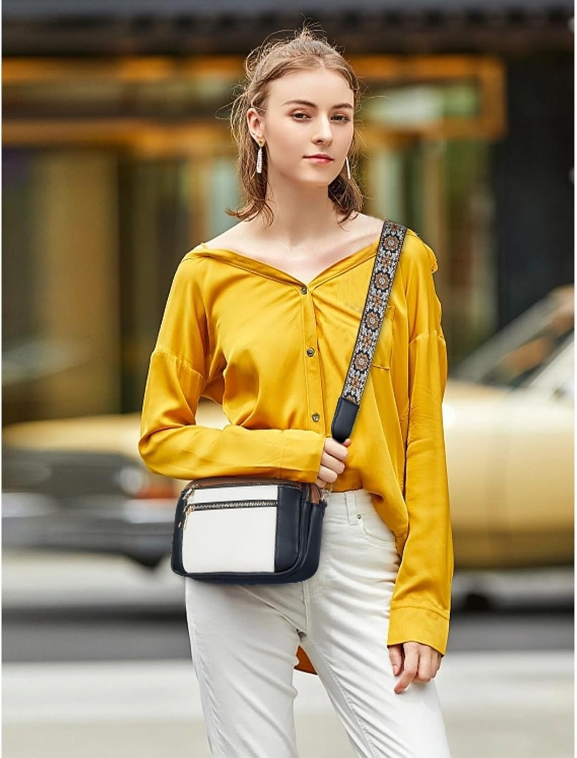 Ella | Refined Leather Shoulder Bag
