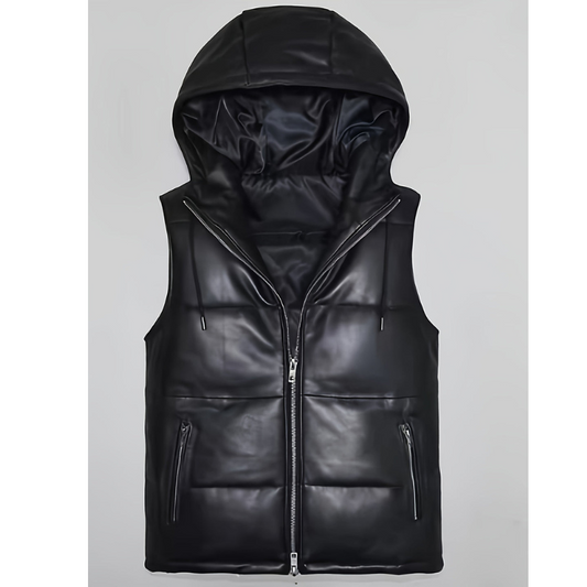 Matt | Winter Vest with Hood