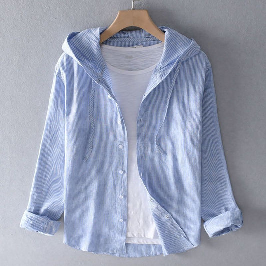 Coastal Linen Hoodie