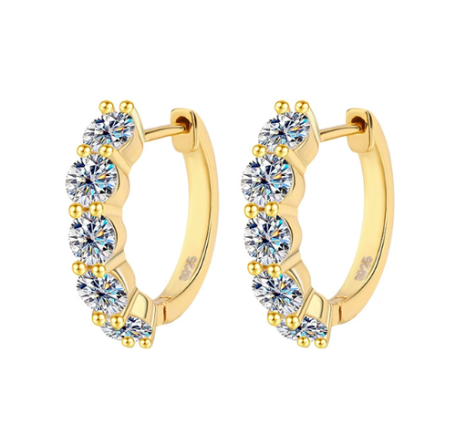Carol Earrings with Four Stones