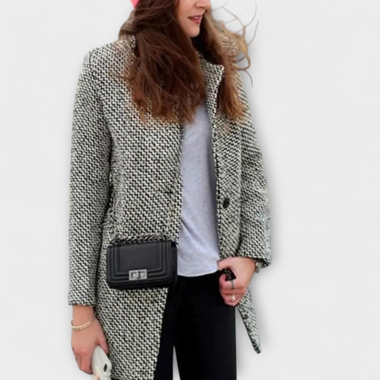 Aniette – Timeless Heritage Houndstooth Coat