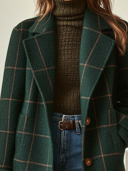 Elen – Classic Checked Coat