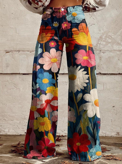 BOHO CHIC | Vintage-Inspired Wide-Leg Pants