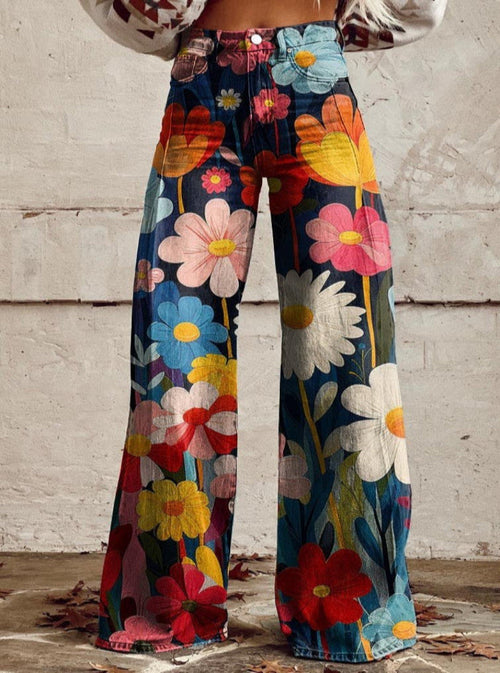 BOHO CHIC | Vintage-Inspired Wide-Leg Pants