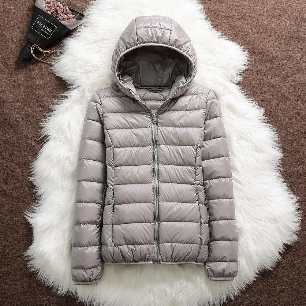 North - New Waterproof Jacket with White Duck Feathers