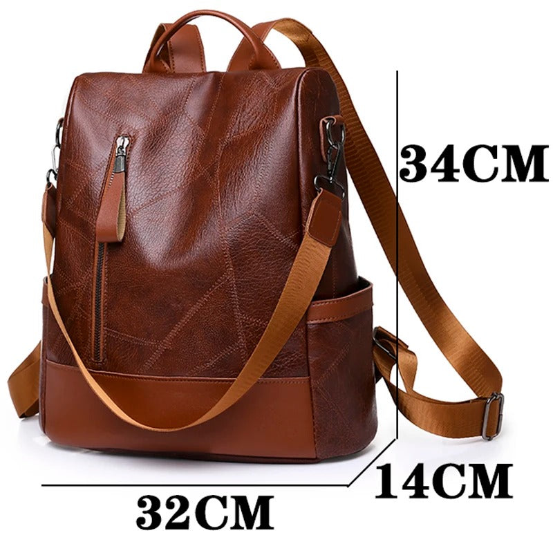 Martina | Chic Leather Backpack for Every Occasion