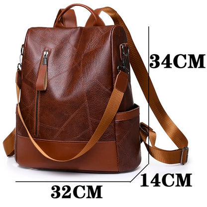 Martina | Chic Leather Backpack for Every Occasion