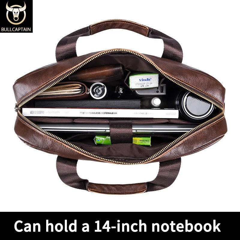 Sebastian | Premium Leather Messenger Bag for Modern Professionals