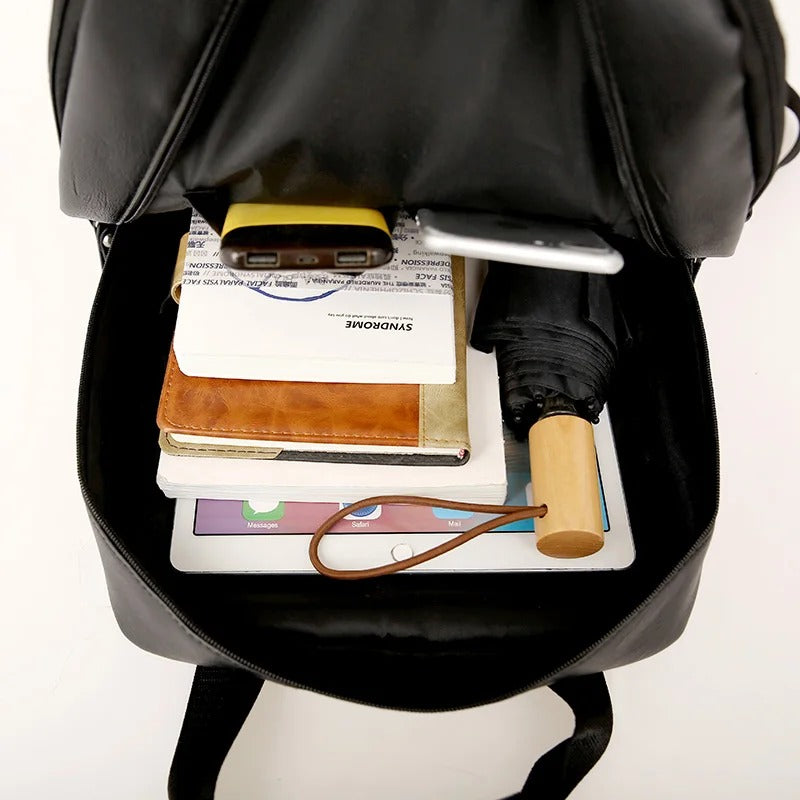 Alexander | Elegant Leather Laptop Backpack for the Modern Professional