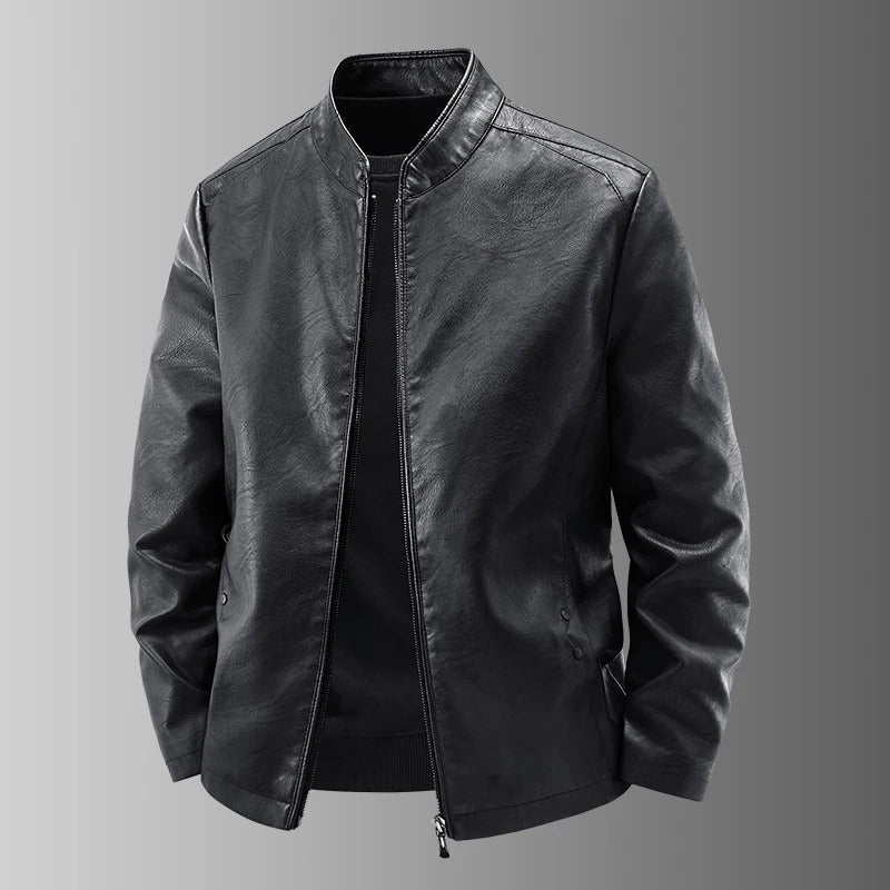 Leo Leather Biker Jacket