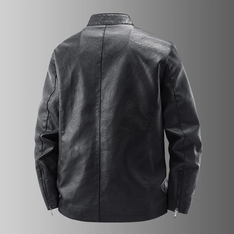 Leo Leather Biker Jacket