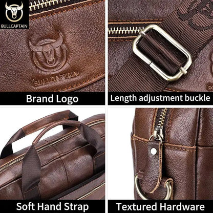 Sebastian | Premium Leather Messenger Bag for Modern Professionals