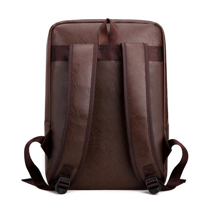 Matt | Elegant Leather Laptop Backpack