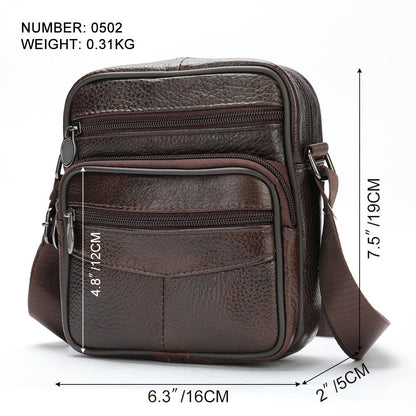 Franco | Sleek Leather Shoulder Bag for the Modern Man