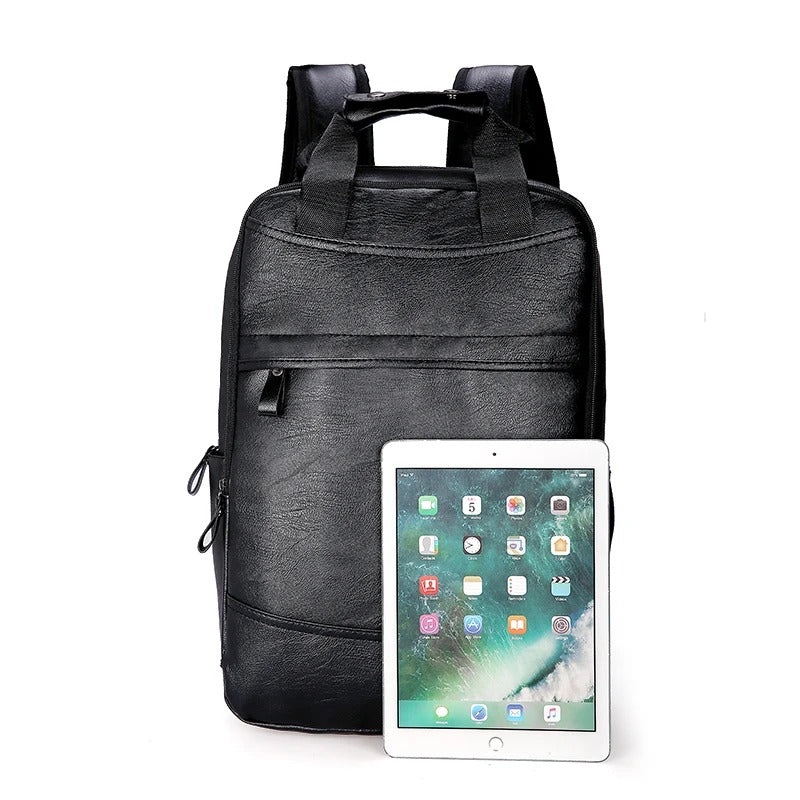 Alexander | Elegant Leather Laptop Backpack for the Modern Professional