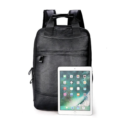 Alexander | Elegant Leather Laptop Backpack for the Modern Professional
