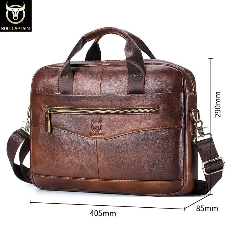 Sebastian | Premium Leather Messenger Bag for Modern Professionals