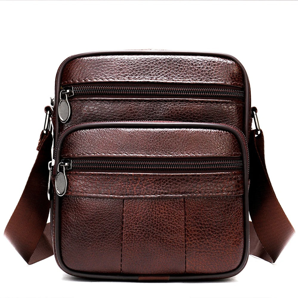 Franco | Sleek Leather Shoulder Bag for the Modern Man