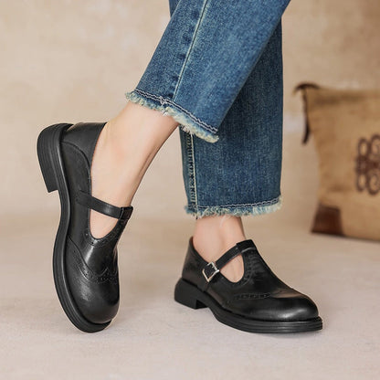 Risa Leather Mary Janes