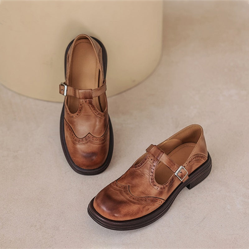 Risa Leather Mary Janes
