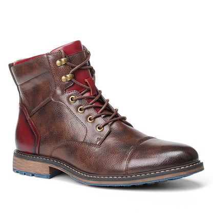 Miles - Classic Leather Oxford Boots