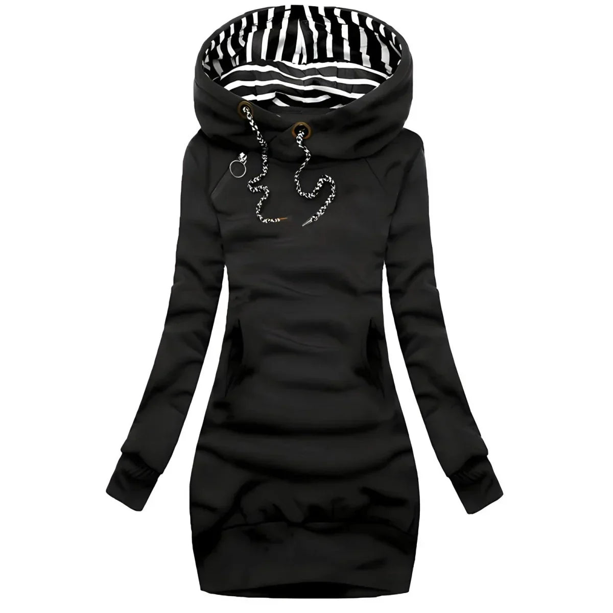 Zara™ - Striped Hooded Pullover