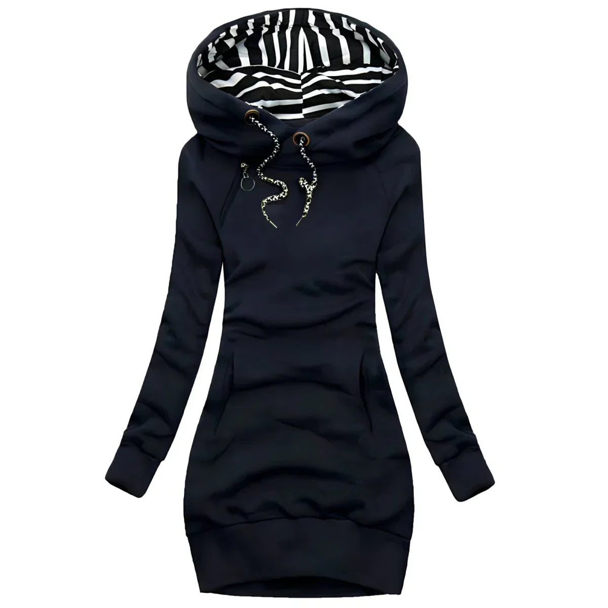 Zara™ - Striped Hooded Pullover