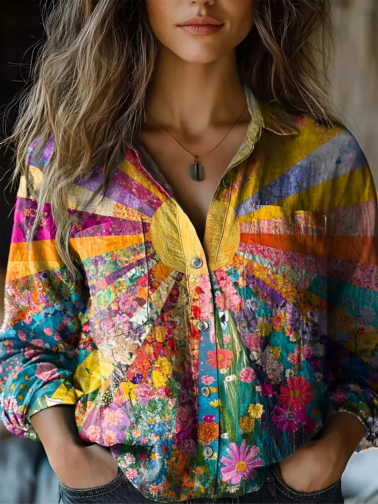Zella™ Sunlit Bloom Blouse