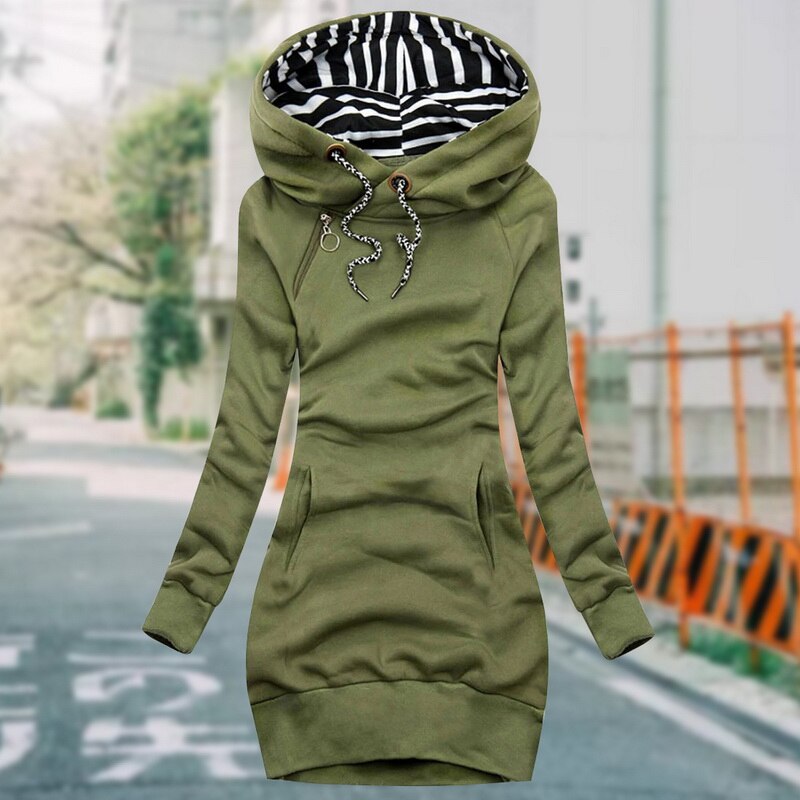 Zara™ - Striped Hooded Pullover