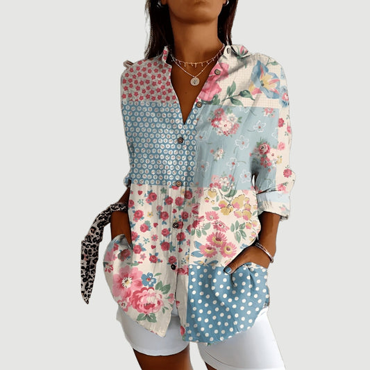 Liv™ | Artistic Bloom Blouse