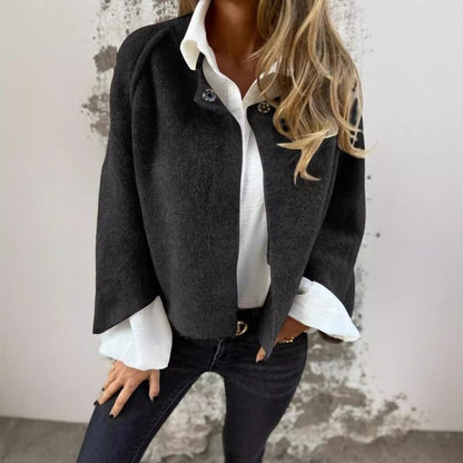 Elise™ | Chic Flare Sleeve Short Coat