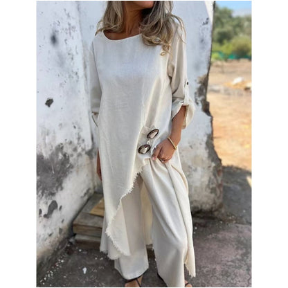 Lourdes™ Luxe Cotton & Linen Women's Set