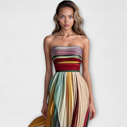 Seraphina - Colorful Sleeveless Dress
