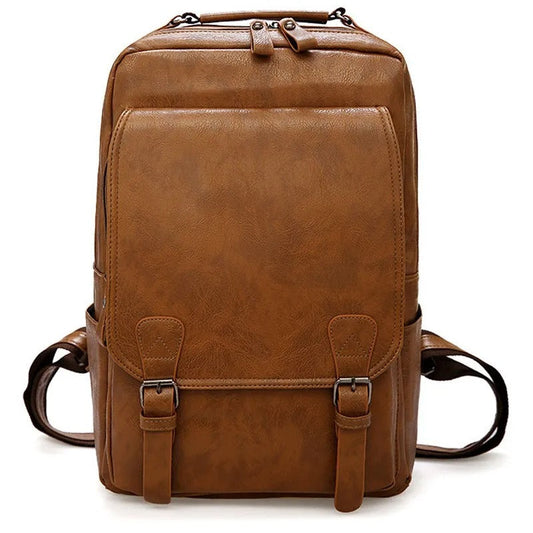 Mason | Sleek Leather Laptop Backpack
