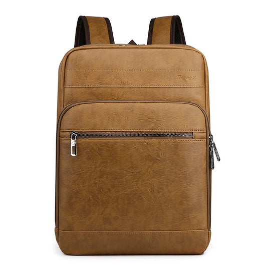 Matt | Elegant Leather Laptop Backpack