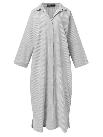 Grace Linen Maxi Dress